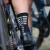 cycology reflective logo cycling socks black