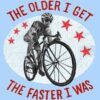 the faster i was t shirt blauw cycology 2