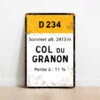 wielerbord Col du Granon