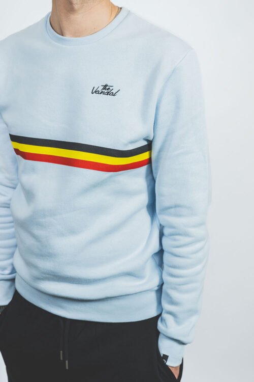 Tricolore sweater Belgian Cycling The Vandal