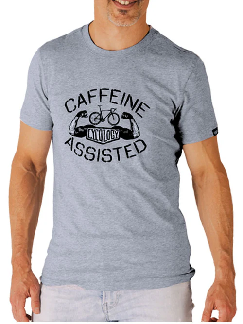 Caffeine Assisted Cycology T shirt