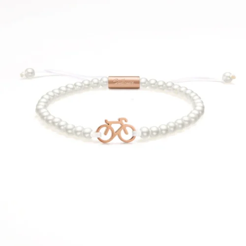 pearl rose fiets armbandje