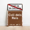 Coll dels Reis routebord KOM Attack