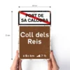 Coll dels Reis routebord KOM Attack