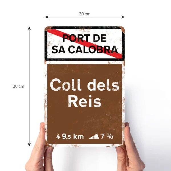 Coll dels Reis routebord KOM Attack