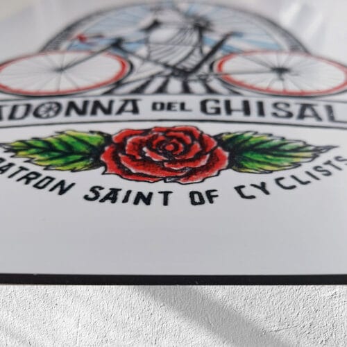 Cycology art print Madonna del Ghisallo